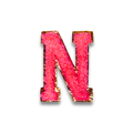 N - Letter Patch