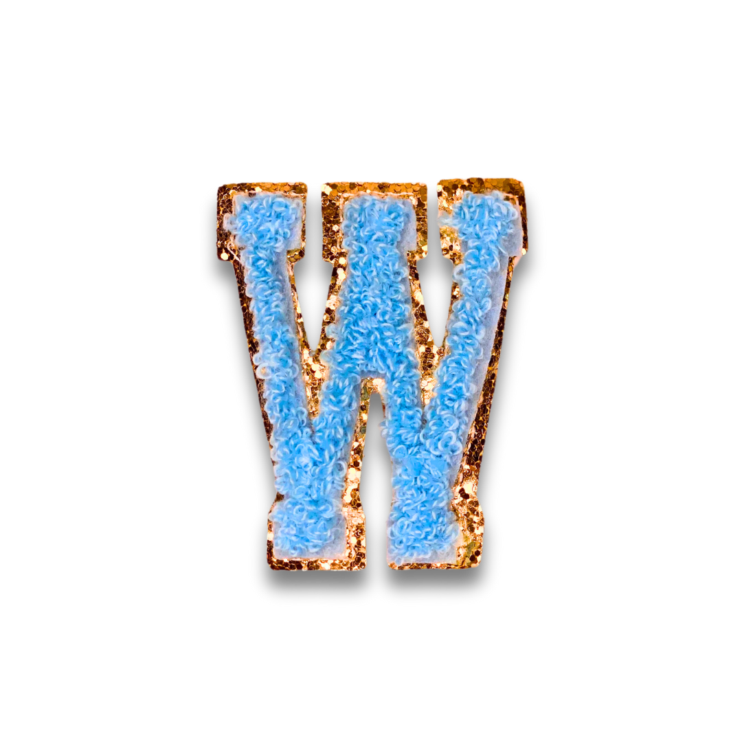W - Letter Patch