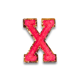 X - Letter Patch