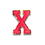 X - Letter Patch