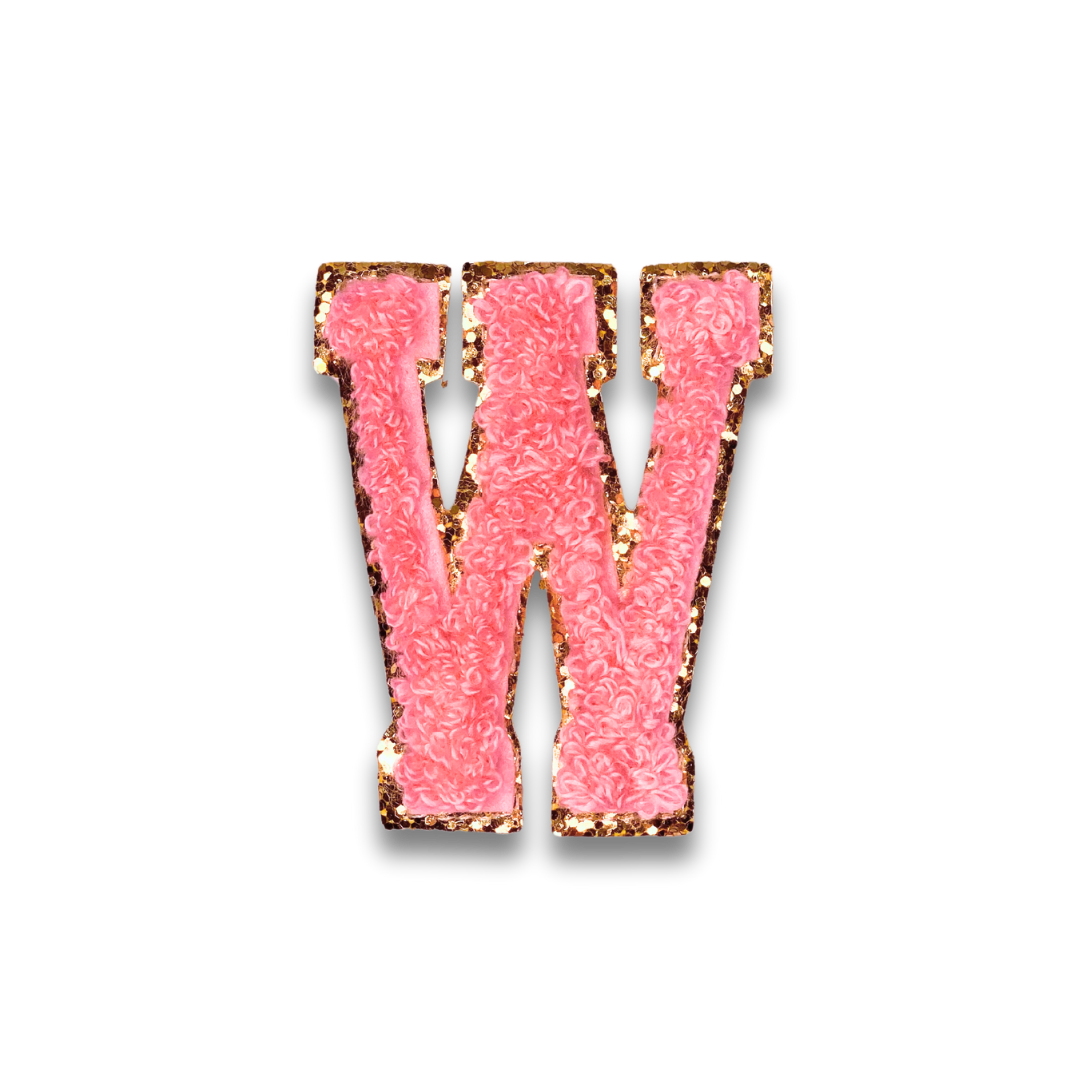 W - Letter Patch