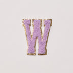 W - Letter Patch