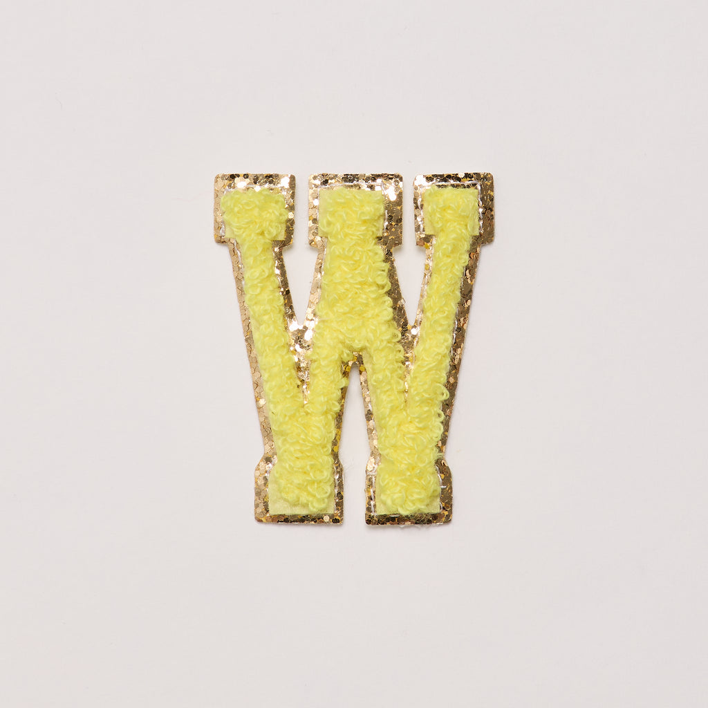 W - Letter Patch