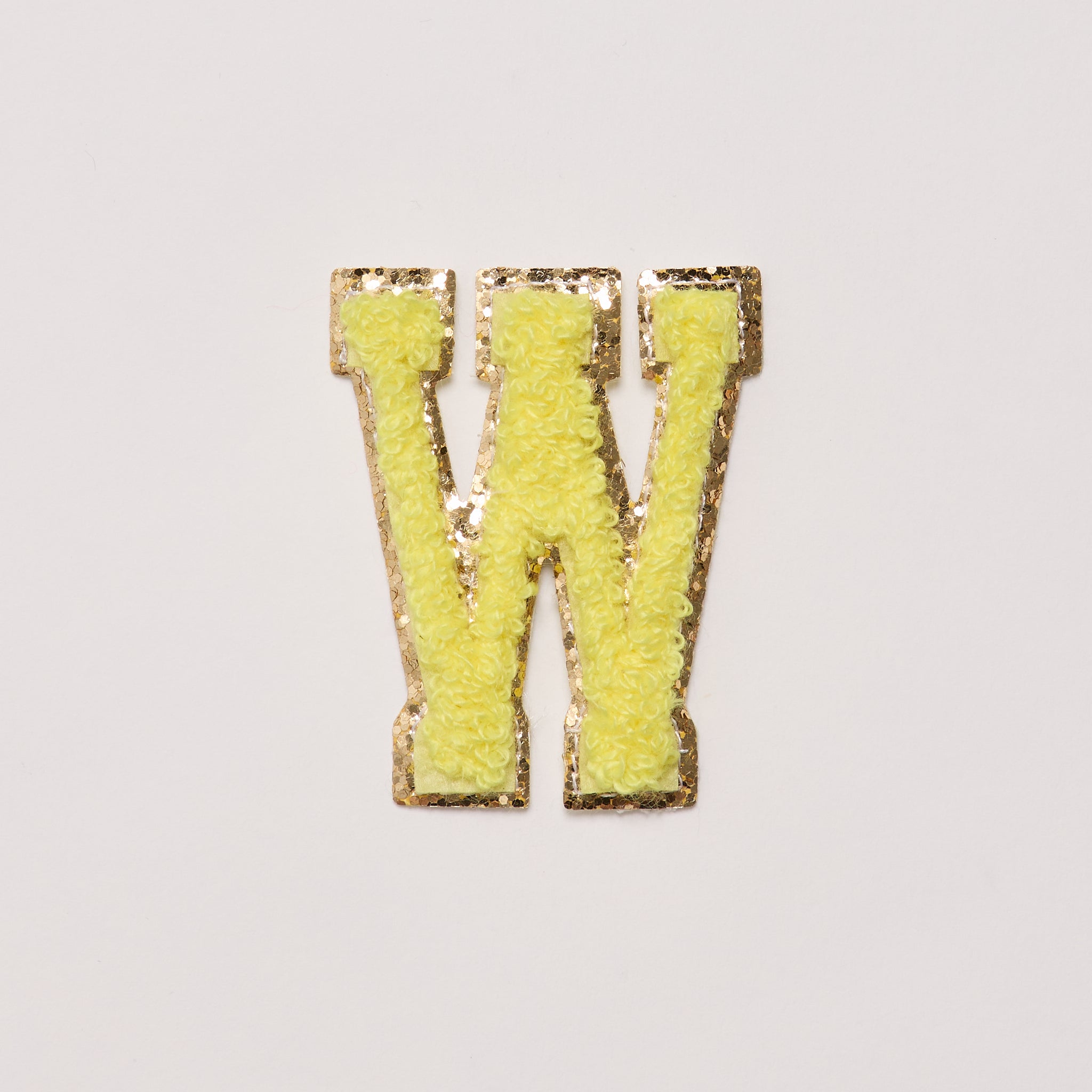 W - Letter Patch