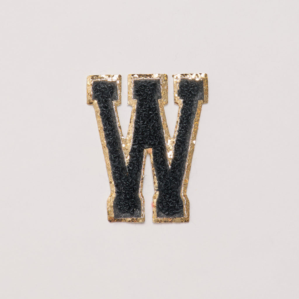 W - Letter Patch