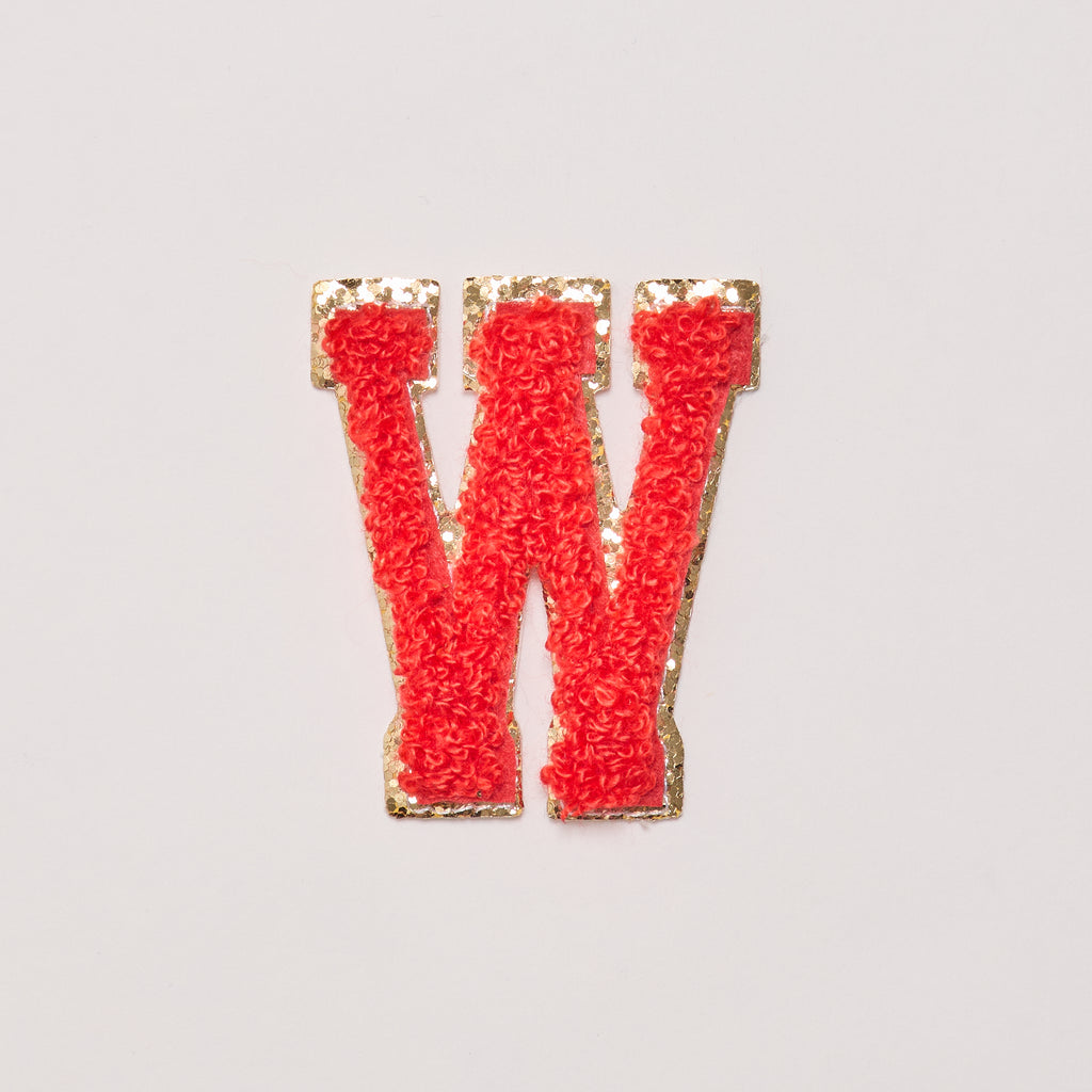W - Letter Patch