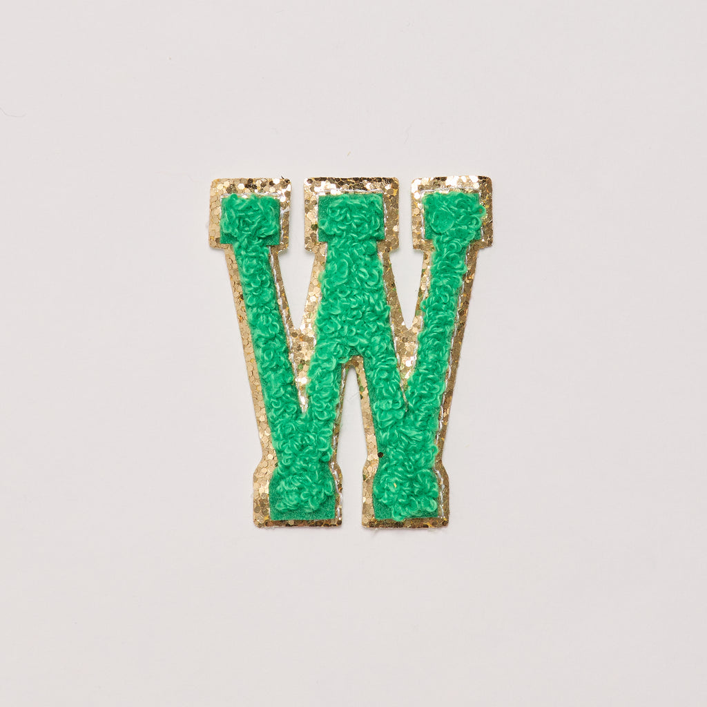 W - Letter Patch
