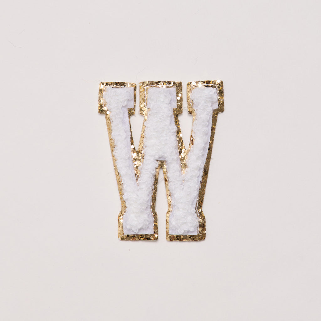 W - Letter Patch