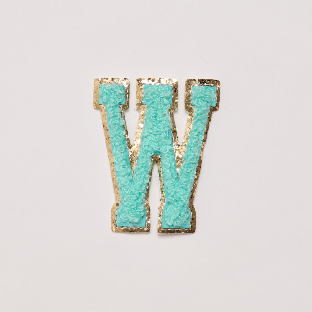 W - Letter Patch